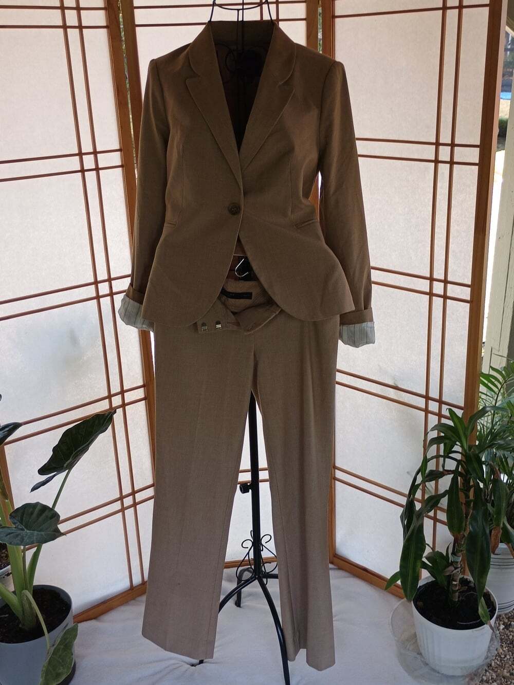 The Limited Women's Pantsuit Taupe Small (2) - Picture 15 of 16
